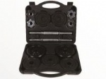 Black Painted Dumbbell Set