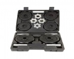 Black Painted Dumbbell Set